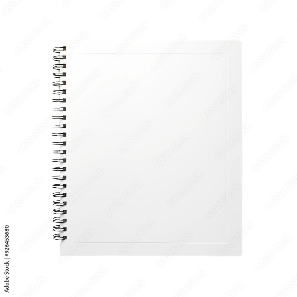 blank notebook isolated on white blank notebook isolated on white