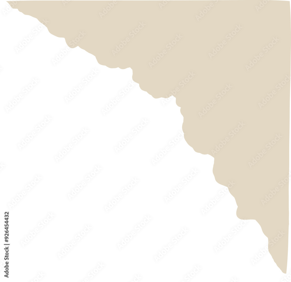 Fototapeta premium Hand Drawn Torn Paper