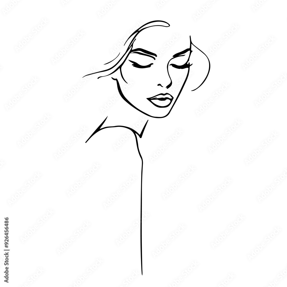 Woman Face Modern Continuous One Line Drawing. Female Art Print Line Drawing Sketch Illustration. Woman Face Modern Print. Minimalist Female Contour Art Design. Vector EPS 10. Woman Face Modern Continuous One Line Drawing. Female Art Print Line Drawing Sketch Illustration. Woman Face Modern Print. Minimalist Female Contour Art Design. Vector EPS 10.