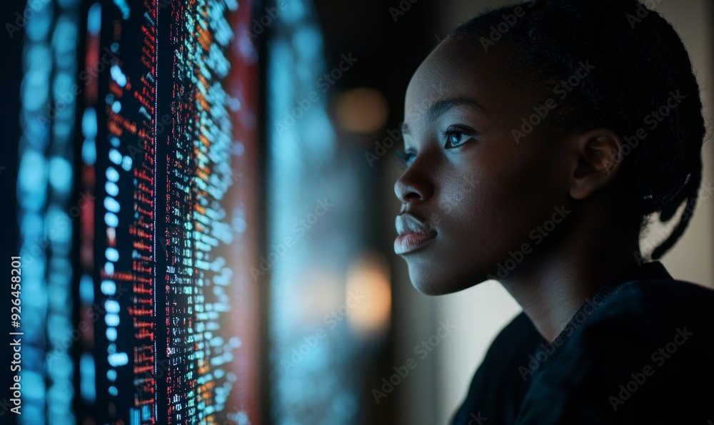 Inclusive Digital Education: African American IT Student Mastering ...