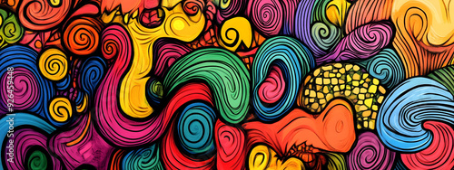 abstract beautiful pattern and color combination background