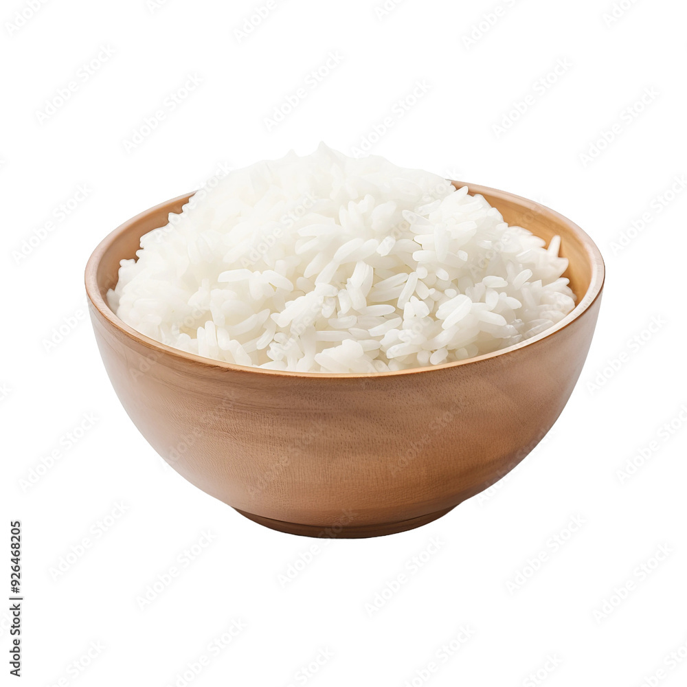 bowl of rice isolated on white background bowl of rice isolated on white background