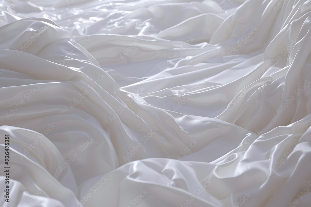 White Silk Fabric Texture Background White Silk Fabric Texture Background