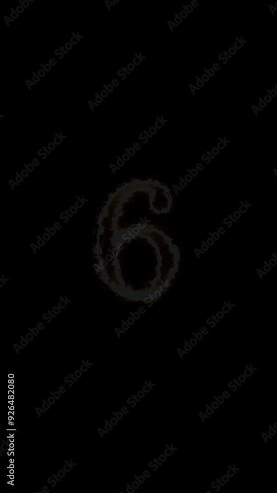 Countdown from 10 to 1 Animation. Countdown from 10 to 1 Animation.