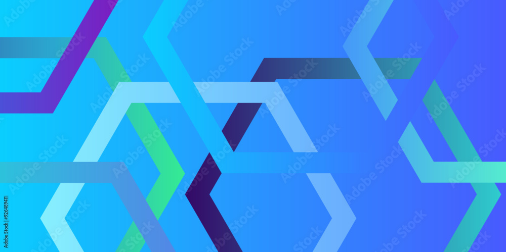 Abstract geometric vector seamless pattern digital technology blue background. Abstract geometric vector seamless pattern digital technology blue background.