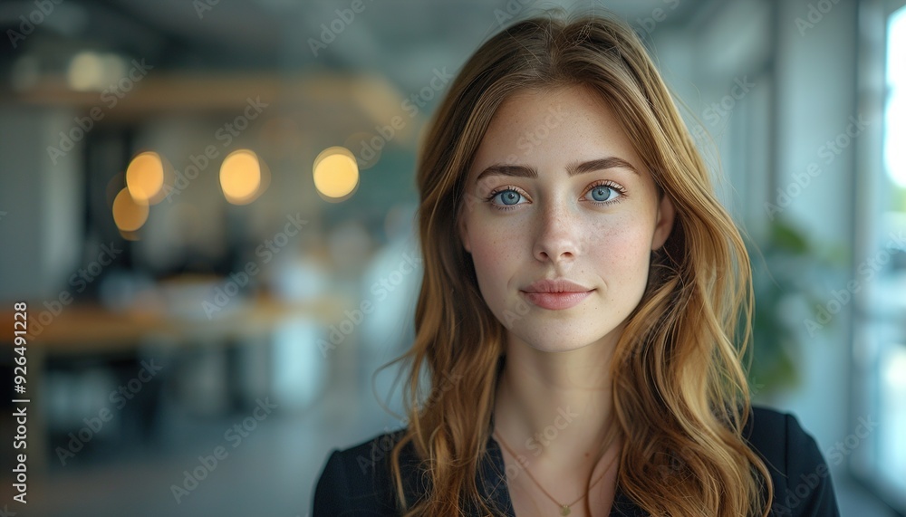 Fototapeta premium Businesswoman giving presentation in office