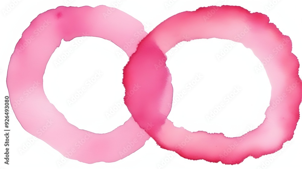 A pink stain ring A pink stain ring