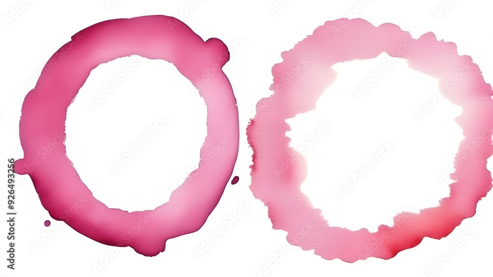 A pink stain ring A pink stain ring