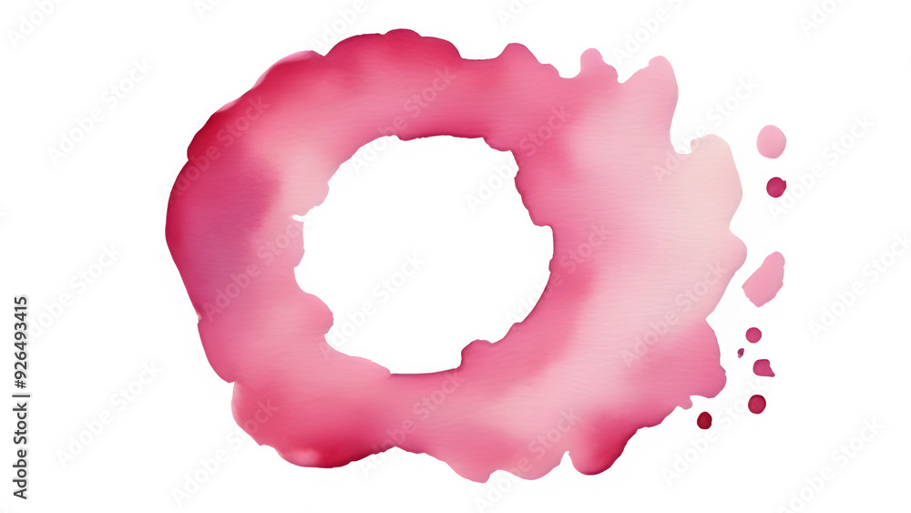 A pink stain ring A pink stain ring