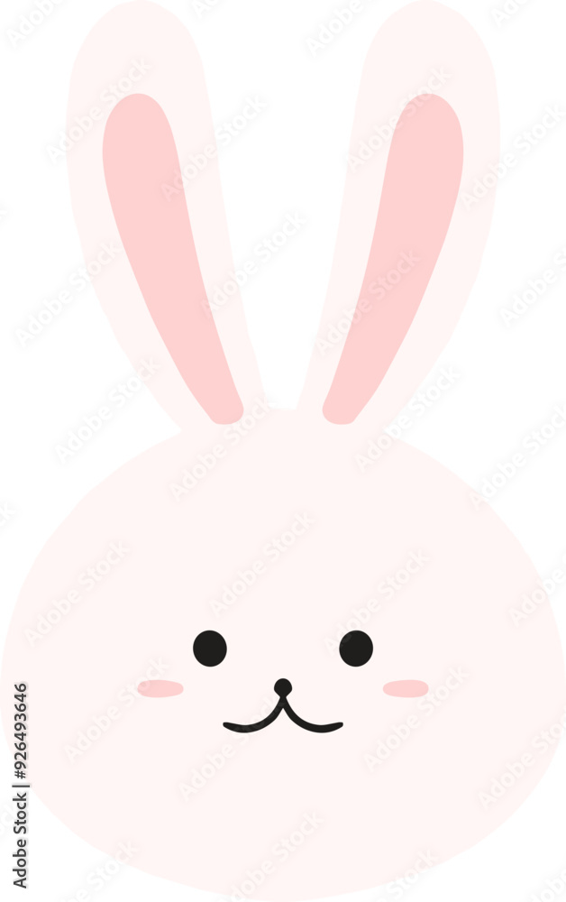 Cute Doodle Rabbit Illustration Cute Doodle Rabbit Illustration