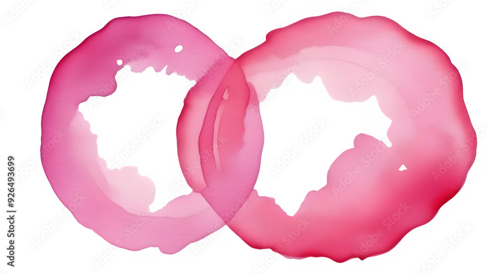 A pink stain ring A pink stain ring