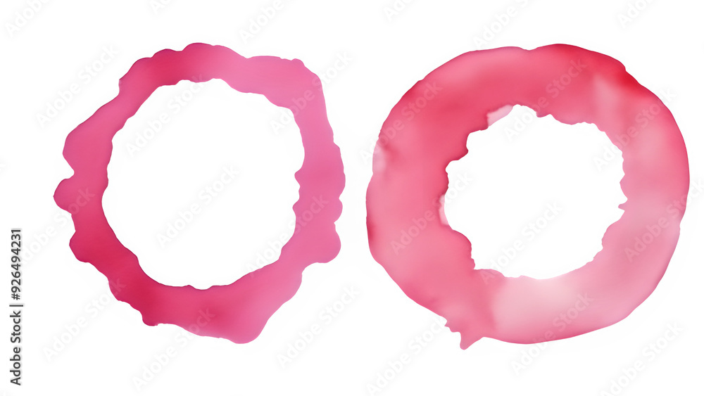 A pink stain ring A pink stain ring