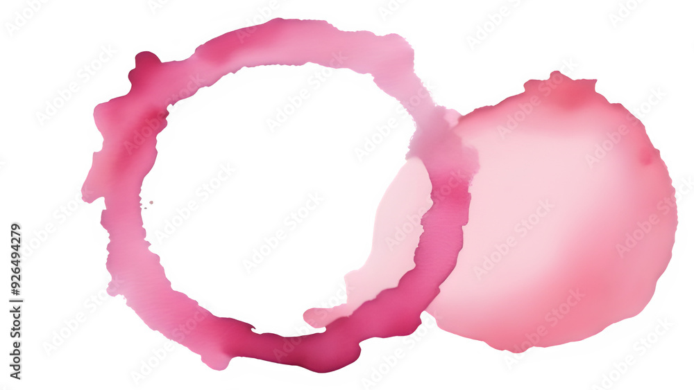 A pink stain ring A pink stain ring