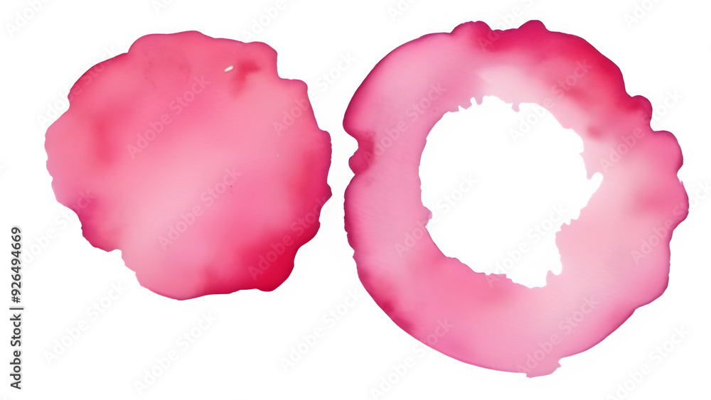 A pink stain ring A pink stain ring