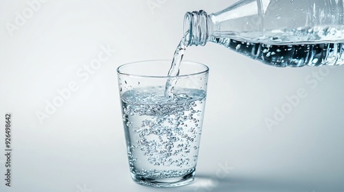 Wallpaper Mural water pouring into glass Torontodigital.ca