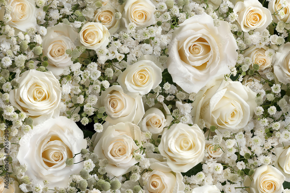 wedding bouquet of white roses background wedding bouquet of white roses background