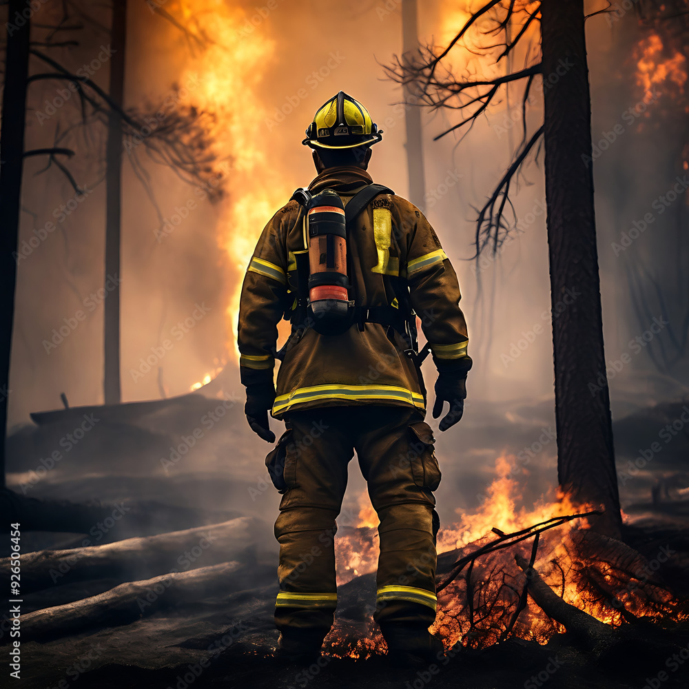 Forest Fire and Firefighter Forest Fire and Firefighter