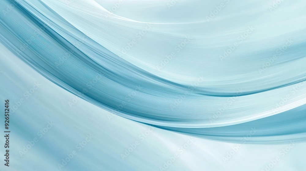 Naklejka premium A smooth, light blue background with a gentle gradient, ideal for clean and professional designs