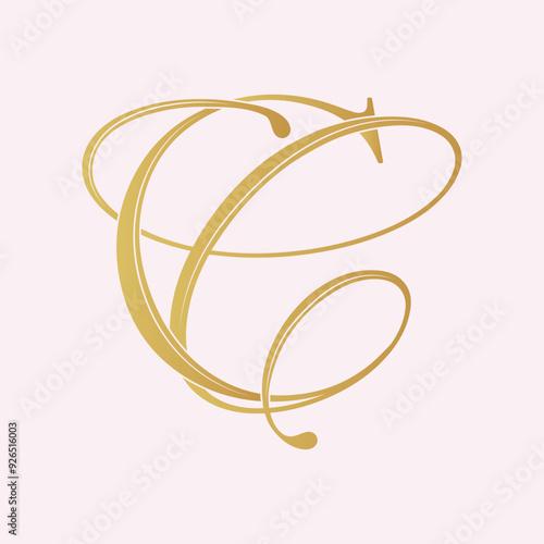 Fotografie CC, logo CC, Letter CC,monogram CC, vector, logo, Wedding Monogram Initials, Wed