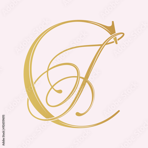 JC, CJ, logo JC, Letter JC,monogram JC, vector, logo, Wedding Monogram Initials, Wedding Logo, Wedding Monogram,Logo Design