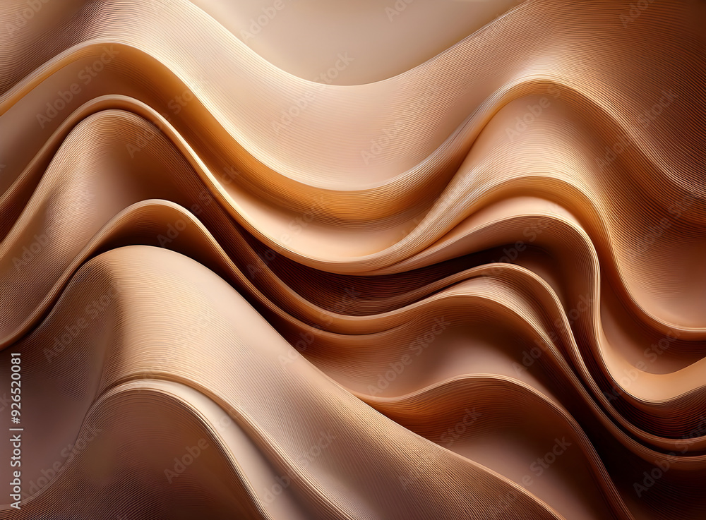 Obraz premium smooth shapes on an abstract background