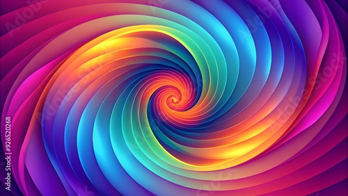 Abstract background with colorful gradient background. Ai generated