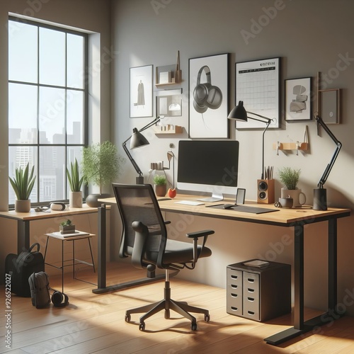 Luxury office, modern office, meeting room