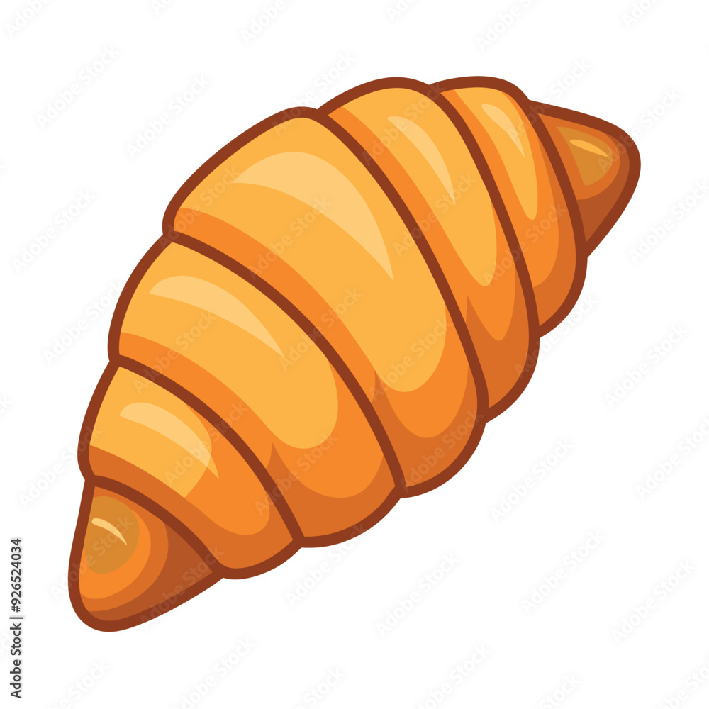 Delicious Croissant Vector Design Illustration Delicious Croissant Vector Design Illustration