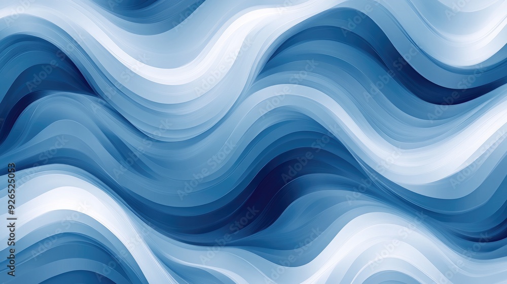 Stylish blue wave seamless pattern, ideal for modern backgrounds, with abstract lines creating a sense of motion and elegance Stylish blue wave seamless pattern, ideal for modern backgrounds, with abstract lines creating a sense of motion and elegance