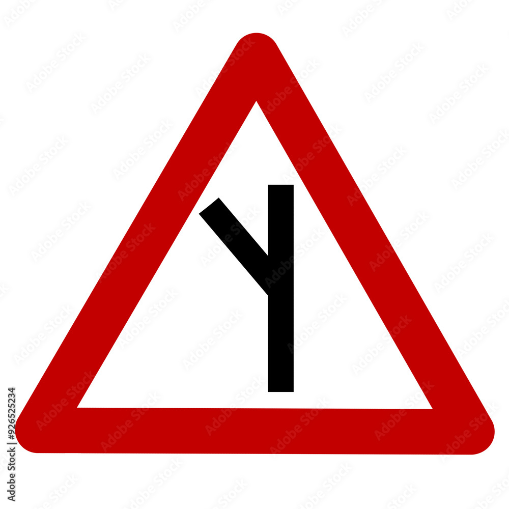 Traffic sign, Y - Intersection left, sign warning, warning triangle sign, Intersection left, traffic sign png Traffic sign, Y - Intersection left, sign warning, warning triangle sign, Intersection left, traffic sign png