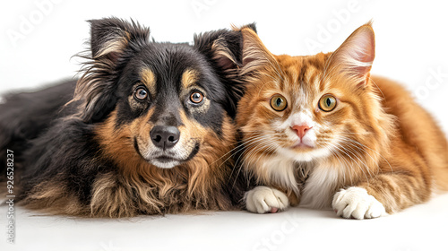 Adorable Dog and Cat Companions - Perfect for Pet Products and Websites