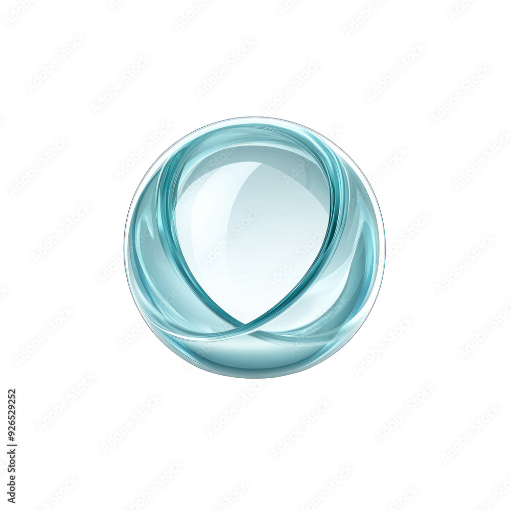 A smooth glass orb with a soft blue hue, perfect for modern decor or design projects, symbolizing clarity and creativity. transparent background A smooth glass orb with a soft blue hue, perfect for modern decor or design projects, symbolizing clarity and creativity. transparent background