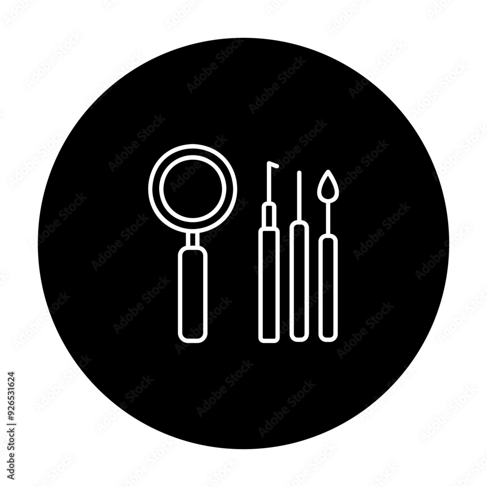 dental mirror and probe dental mirror and probe