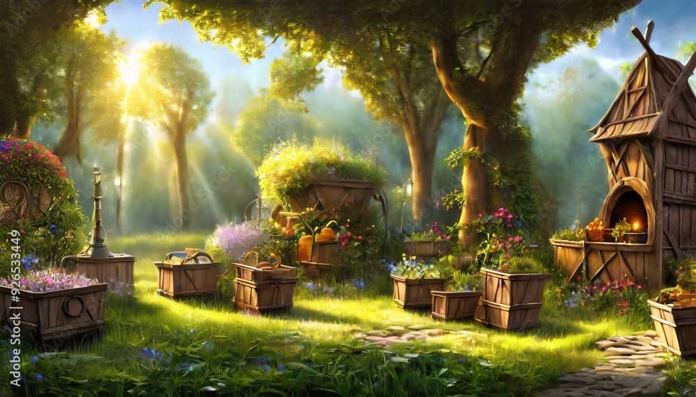 Fototapeta premium fairytale forest