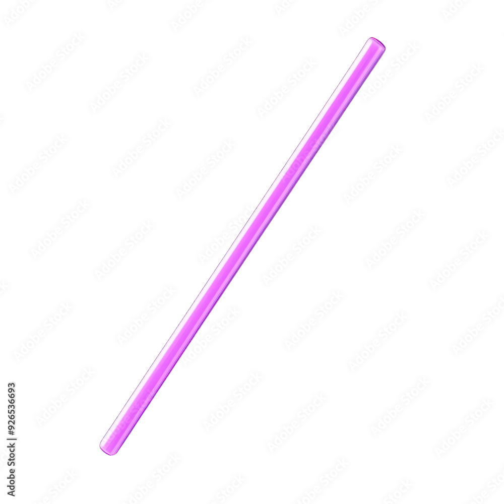 A vibrant pink straw designed for beverages, perfect for colorful drinks and festive occasions. transparent background A vibrant pink straw designed for beverages, perfect for colorful drinks and festive occasions. transparent background