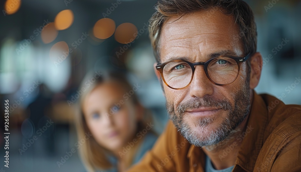 Businessman having one on one meeting with younger employee Businessman having one on one meeting with younger employee