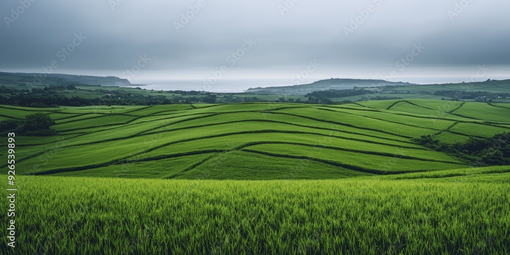 Intriguing Coastal Landscapes Merging Green Fields with Majestic Ocean Views Intriguing Coastal Landscapes Merging Green Fields with Majestic Ocean Views