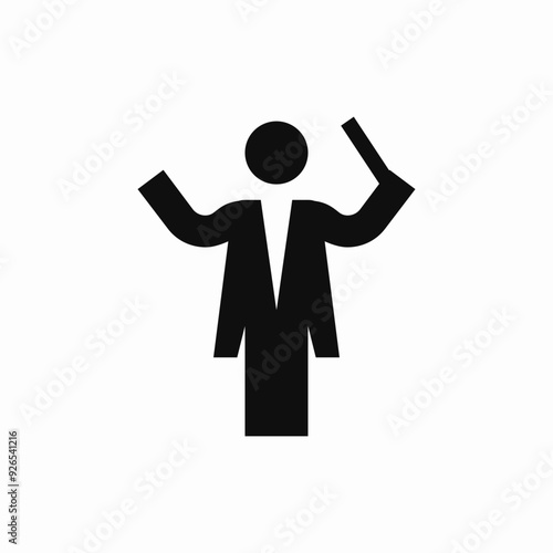 music conductor maestro symphony icon