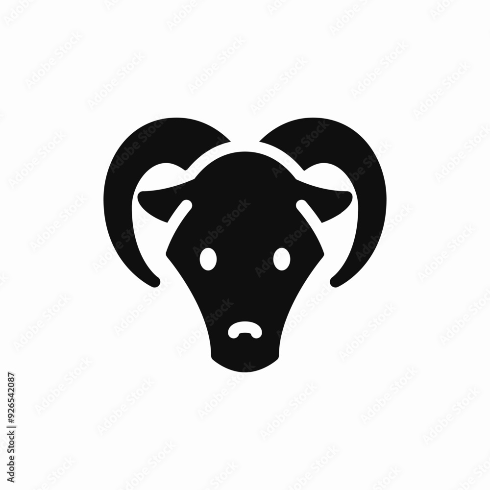 goat domestic animal farm icon goat domestic animal farm icon