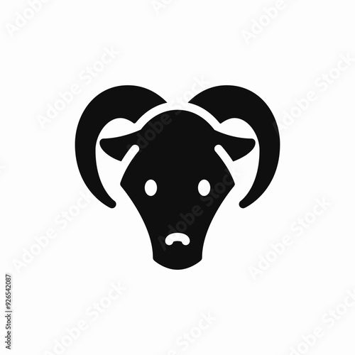 goat domestic animal farm icon