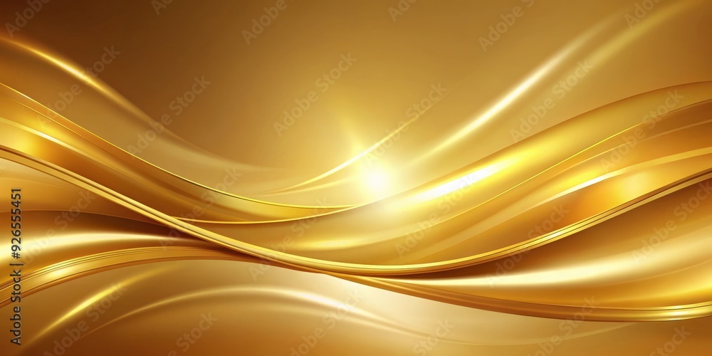 Fototapeta premium Golden abstract background with elegant gradients shadow , texture, gold, abstract, shiny, metallic, luxury, backdrop, design