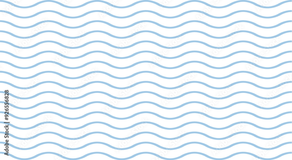 Geometric pattern with blue waves on a white background. Geometric pattern with blue waves on a white background.