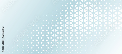 Abstract triangle pattern banner