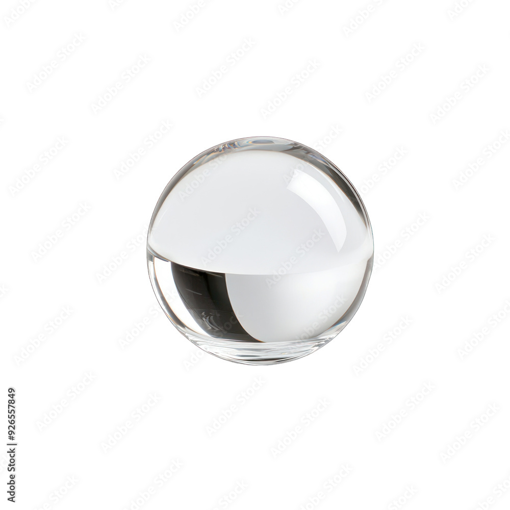 A clear glass sphere reflecting light, perfect for artistic compositions, design projects, and minimalist backgrounds. transparent background A clear glass sphere reflecting light, perfect for artistic compositions, design projects, and minimalist backgrounds. transparent background