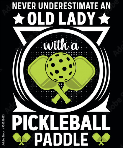 Never underestimate an old tshirt design vector illustration

