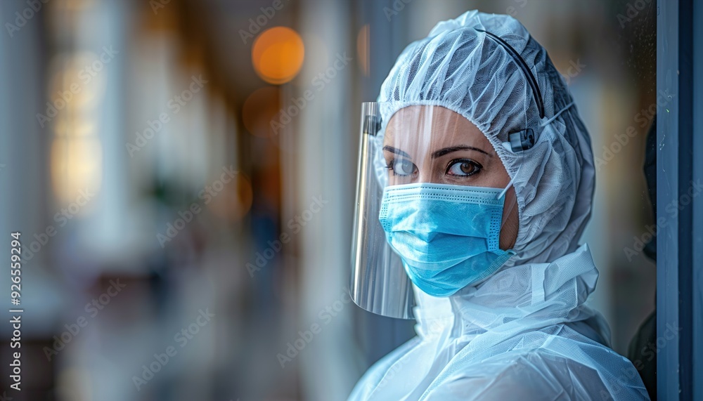 Disinfection and cleaning door handles of house from infection with virus and microbes Disinfection and cleaning door handles of house from infection with virus and microbes