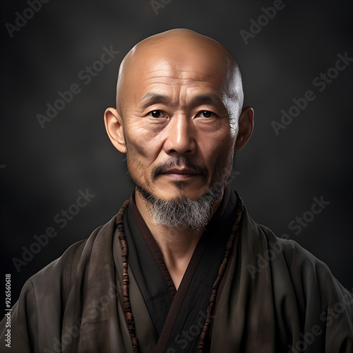 Chinese Kung Fu Master AI Portrait