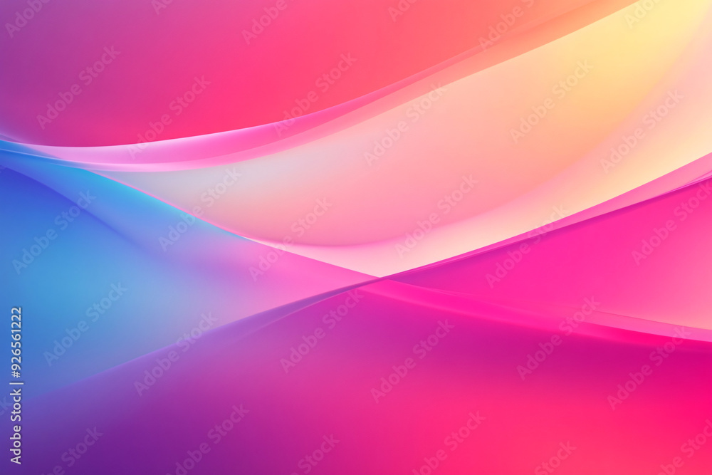 Fototapeta premium A colorful background with a pink and blue wave