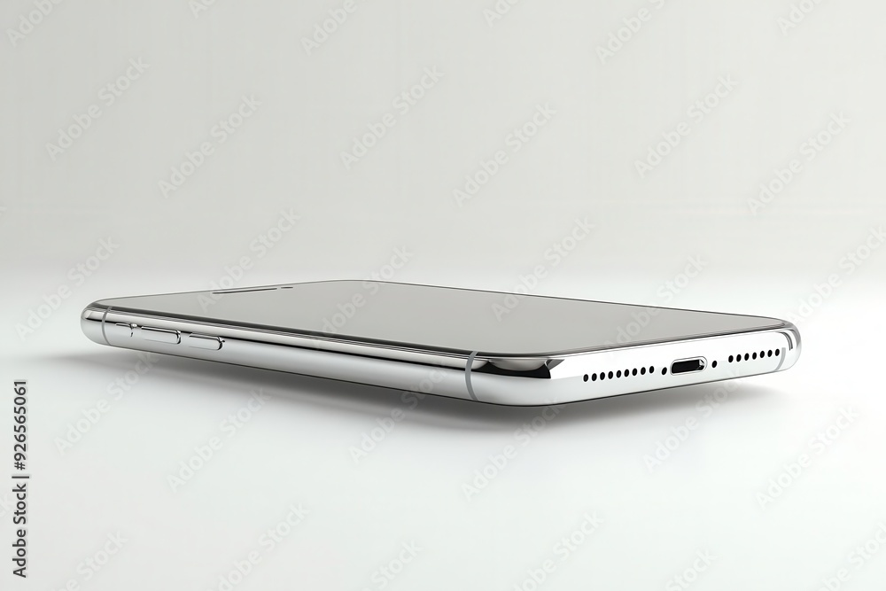 sleek smartphone floating against a pristine white background subtle shadows emphasizing its slim profile and elegant design perfect for showcasing apps or mobile technology sleek smartphone floating against a pristine white background subtle shadows emphasizing its slim profile and elegant design perfect for showcasing apps or mobile technology