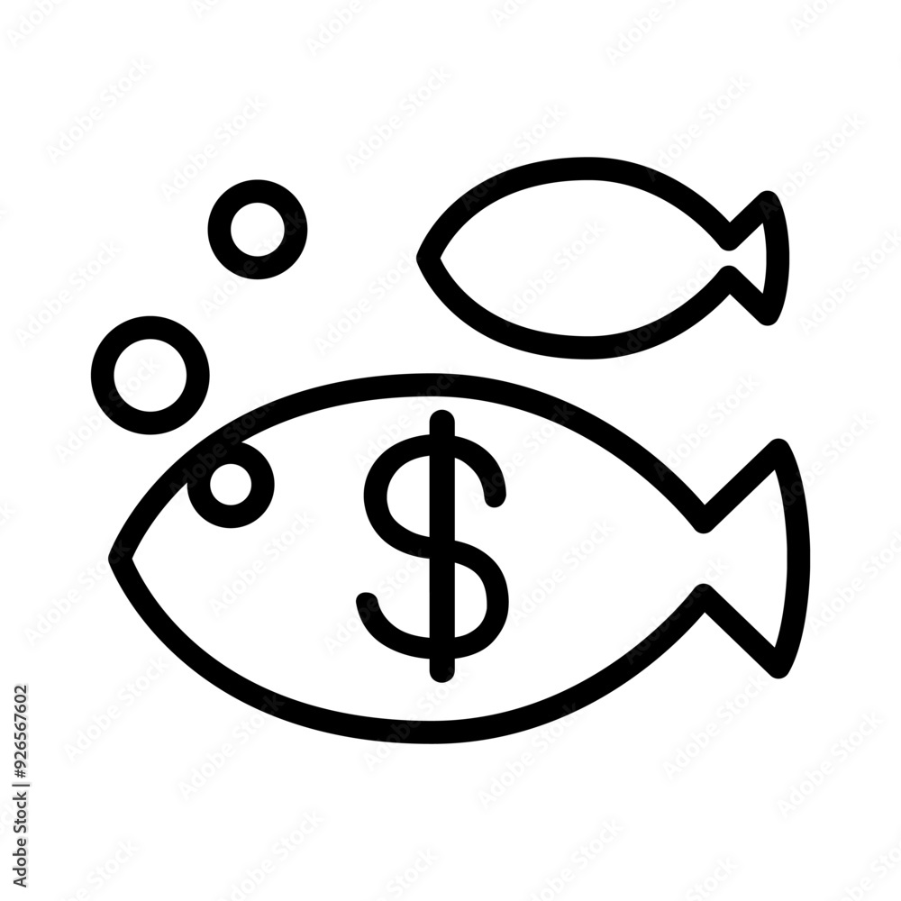 Business idea icon in thin line style vector illustration graphic design Business idea icon in thin line style vector illustration graphic design